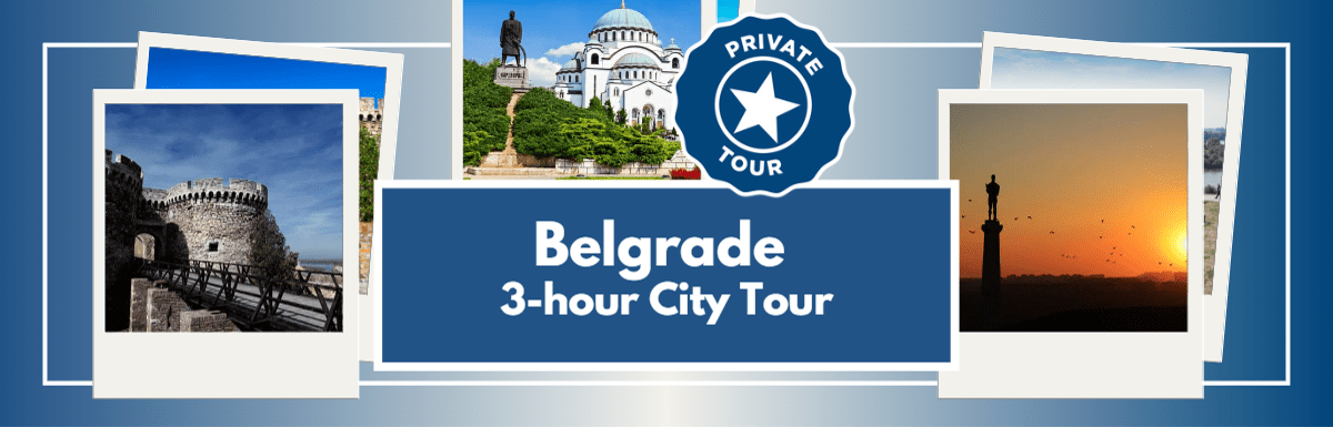 Belgrade: 3-hour City Tour (panoramic ride + walking tour)