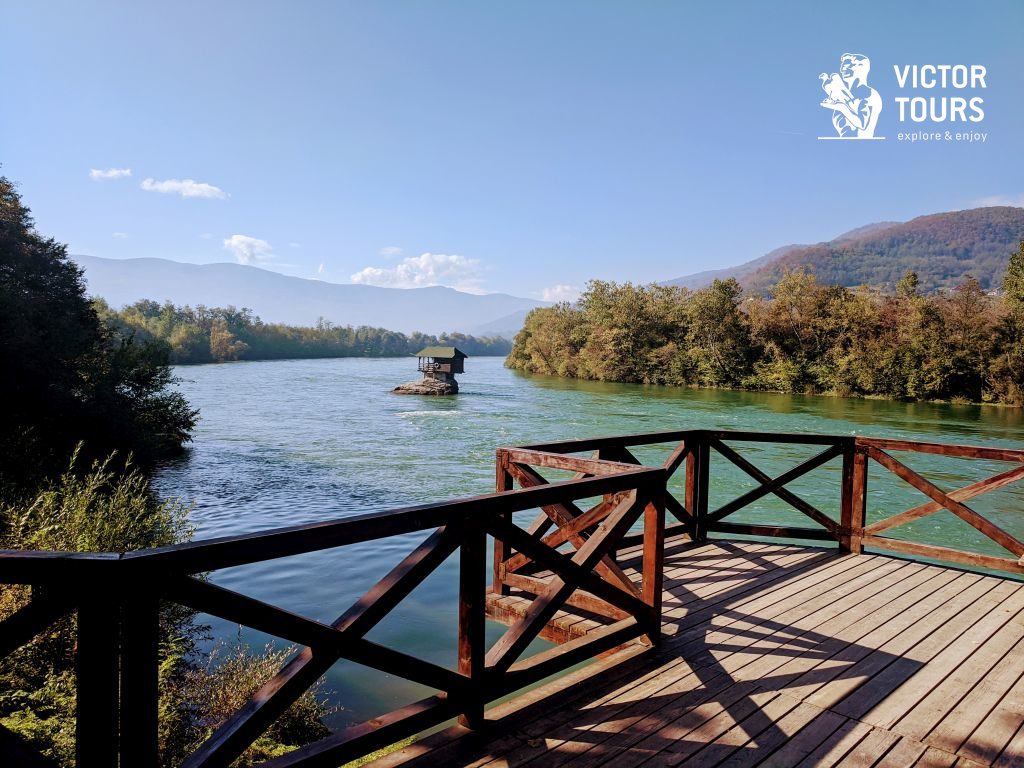 Drina river house