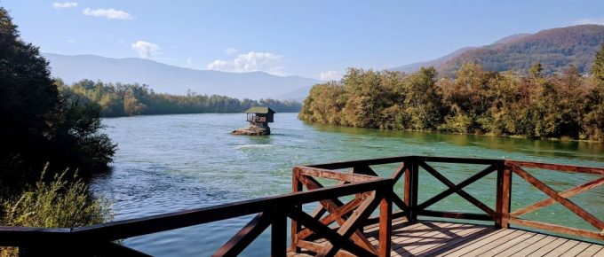 Drina river house