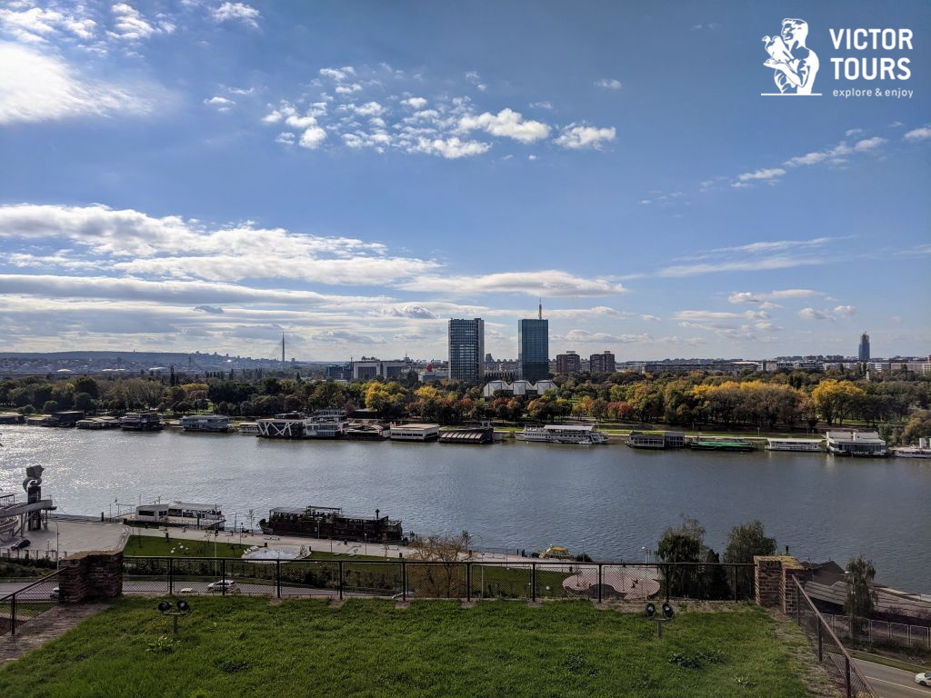 New Belgrade - view from the Fortress